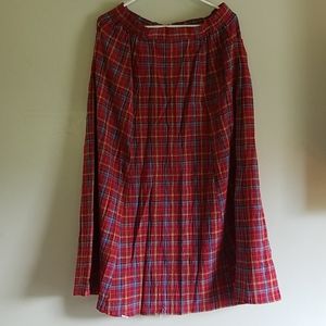Russ plaid summer skirt